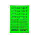 Stickers sheet Ultimate Fluo green Size A6 - AIGOIN RACING - AR3019
