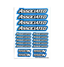 Stickers Associated Bleu sur format A5 - AIGOIN RACING - AR3015