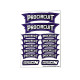 Stickers Procircuit Violet sur format A6 - AIGOIN RACING - AR3032