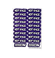 Stickers Hot Race Violet sur format A6 - AIGOIN RACING - AR3048