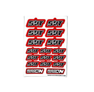 Stickers sheet SRT Red Size A6 - AIGOIN RACING - AR3054