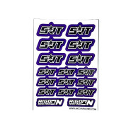 Stickers sheet SRT Purple Size A6 - AIGOIN RACING - AR3056