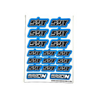 Stickers sheet SRT Blue Size A6 - AIGOIN RACING - AR3055