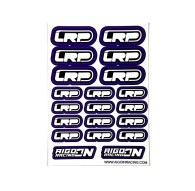 Stickers sheet LRP Purple Size A6 - AIGOIN RACING - AR3064