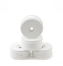 Fast Race 1/8 Offroad buggy white wheels (4) - FR084-4B - FASTRACE
