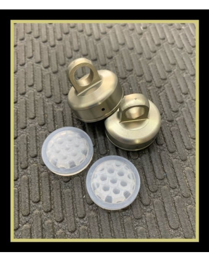 Bouchons amortisseurs + membranes HB(2) Hard - FASTRACE - FR6041HBGM