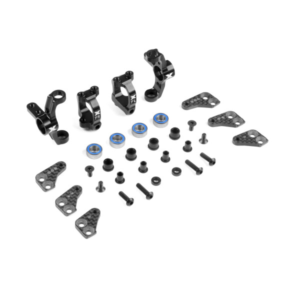 ALU STEERING BLOCKS & 7° C-HUBS - LIGHTWEIGHT - SET - XRAY - 360901