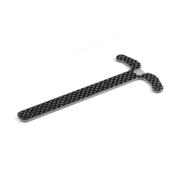CARBON CHASSIS T-BRACE - REAR - XRAY - 361192