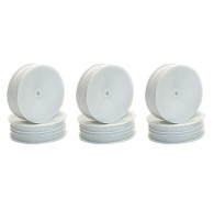 BUGGY FRONT 1/10 2WD SLIM WHEEL WHITE - 3 PAIRS - CENTRO - C0260W