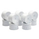 BUGGY REAR 1/10 2WD/4WD WHEEL WHITE - 5 PAIRS - CENTRO - C0262W