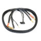 Câble de charge PK 4mm vers PK 4/5mm (60cm) - CENTRO - C0361B
