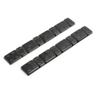 BLACK CHASSIS WEIGHTS w/ADHESIVE 5G/10G X 2 STRIPS - CENTRO - C0504