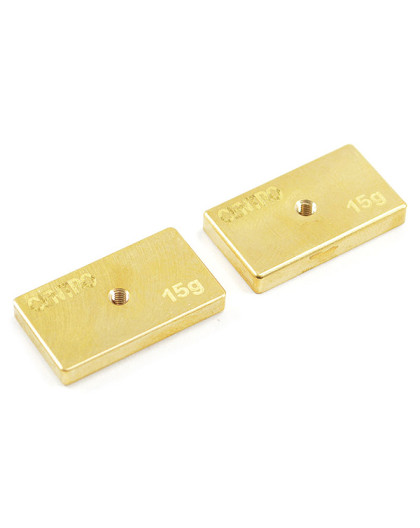PRECISION BRASS 15G BALANCING WEIGHTS (PR) - CENTRO - C0512