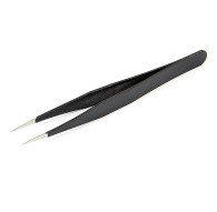 STRAIGHT BLACK TWEEZERS - CENTRO - C0519S