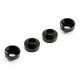 Rondelles de fixation servo (4) - Noir - CENTRO - C0630BK