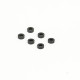 BLACK M3 FLAT WASHER 5.75mm x 2.0mm (6) - CENTRO - C0635-4