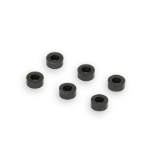 BLACK M3 FLAT WASHER 5.75mm x 2.5mm (6) - CENTRO - C0635-5