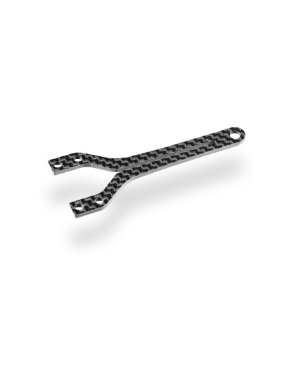 X4F Platine supérieure carbone avant 2.0mm - XRAY - 301075