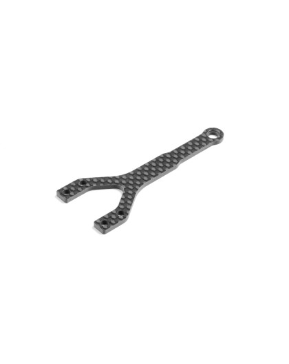 X4F'25 Platine supérieure carbone avant 2.0mm - XRAY - 301083