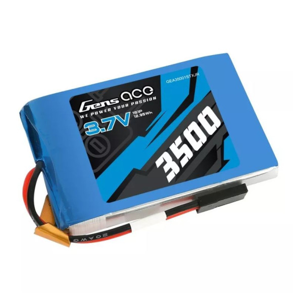 Lipo 3500 Mha 3.7V 1S1P Sanwa Mt5-Mt44-M17 - GENS ACE - GA35001STXJR