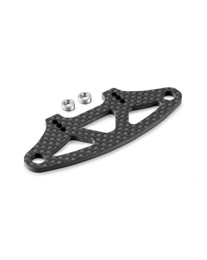 Support pare-choc pour plot de carro réglable Carbone - XRAY - 301210