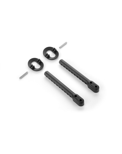 COMPOSITE REAR 6MM ADJUSTABLE BODY MOUNT SET +1MM HEIGHT - 301337 - X