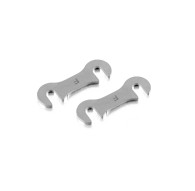 X4 FRONT ROLL-CENTER SPACER (2) - XRAY - 302121
