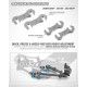 X4 Cales de centre de roulis avant (2) - XRAY - 302121