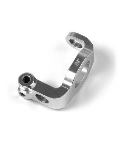 ALU C-HUB FRONT BLOCK, RIGHT - 4° DEG. - ORANGE - 302337 - XRAY