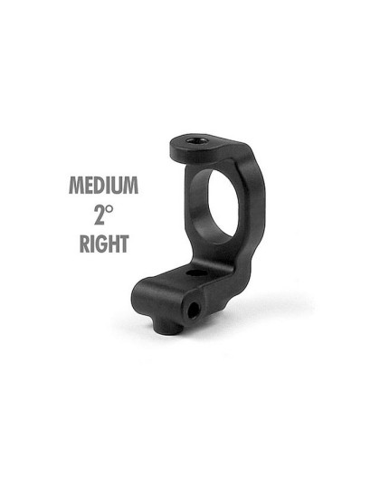 COMPOSITE C-HUB RIGHT - 2° DEG. - MEDIUM (ECS) - 302361 - XRAY