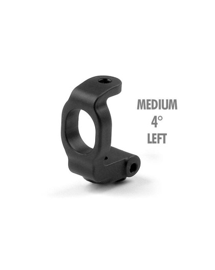 COMPOSITE C-HUB LEFT - 4° DEG. - MEDIUM (ECS) - 302364 - XRAY