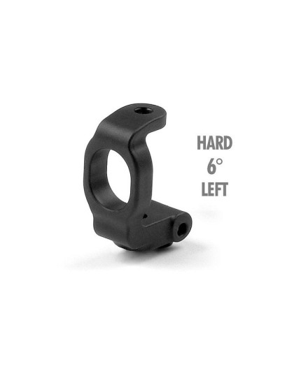 COMPOSITE C-HUB LEFT - 6° DEG. - HARD (ECS) - 302376 - XRAY