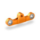 ALU STEERING PLATE 8.5MM FOR DUAL SERVO SAVER - ORANGE - V2 - 302547-
