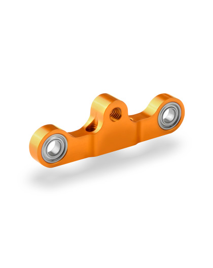 ALU STEERING PLATE 8.5MM FOR DUAL SERVO SAVER - ORANGE - V2 - 302547-