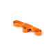 ALU STEERING PLATE 8.5MM FOR DUAL SERVO SAVER - ORANGE - V2 - 302547-