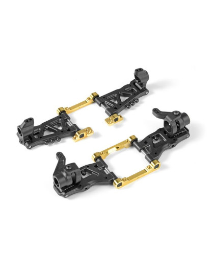 BRASS FRONT LOWER 1-PIECE SUSPENSION HOLDER - REAR - FR - V2 - 302721