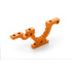 T4F Support inférieur AV Gauche - Orange - XRAY - 302765-O
