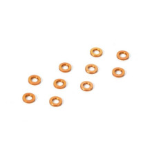 Rondelles alu oranges 3x6x0.5 mm (10) - XRAY - 303121-O