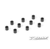 ALU SHIM 3x6x6.0MM - BLACK (10) - 303128-K - XRAY