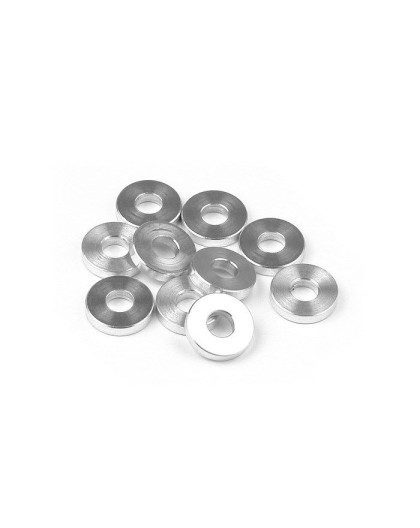 ALU SHIM FOR LOWER SUSP. HOLDER 3x7.5x1.5 (10) - 303134 - XRAY