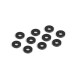 Rondelle alu noires 3x7.5x1.5mm (10) - XRAY - 303134-K