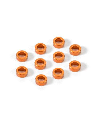 ALU SHIM 3x5x2.0MM - ORANGE (10) - 303140-O - XRAY