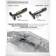 X4 Renfort de châssis alu - XRAY - 303768