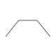 X4 Barre anti-roulis arrière 1.3mm - XRAY - 303823