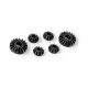 GRAPHITE GEAR DIFF BEVEL & SATELLITE GEARS (2+4) - LOW - 304932 - XRA