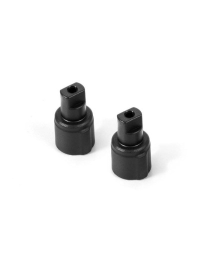 COMPOSITE SOLID AXLE DRIVESHAFT ADAPTERS - V2 (2) - 305135 - XRAY