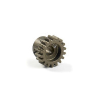 NARROW ALU PINION GEAR - HARD COATED 18T / 48 - 305918 - XRAY