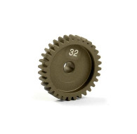 NARROW ALU PINION GEAR - HARD COATED 32T / 48 - 305932 - XRAY