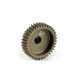 NARROW ALU PINION GEAR - HARD COATED 37T / 64 - 305987 - XRAY