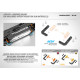 HOLDER FOR ADJ. BATTERY HOLDER SLIM BATTERIES (2) - XRAY - 306199